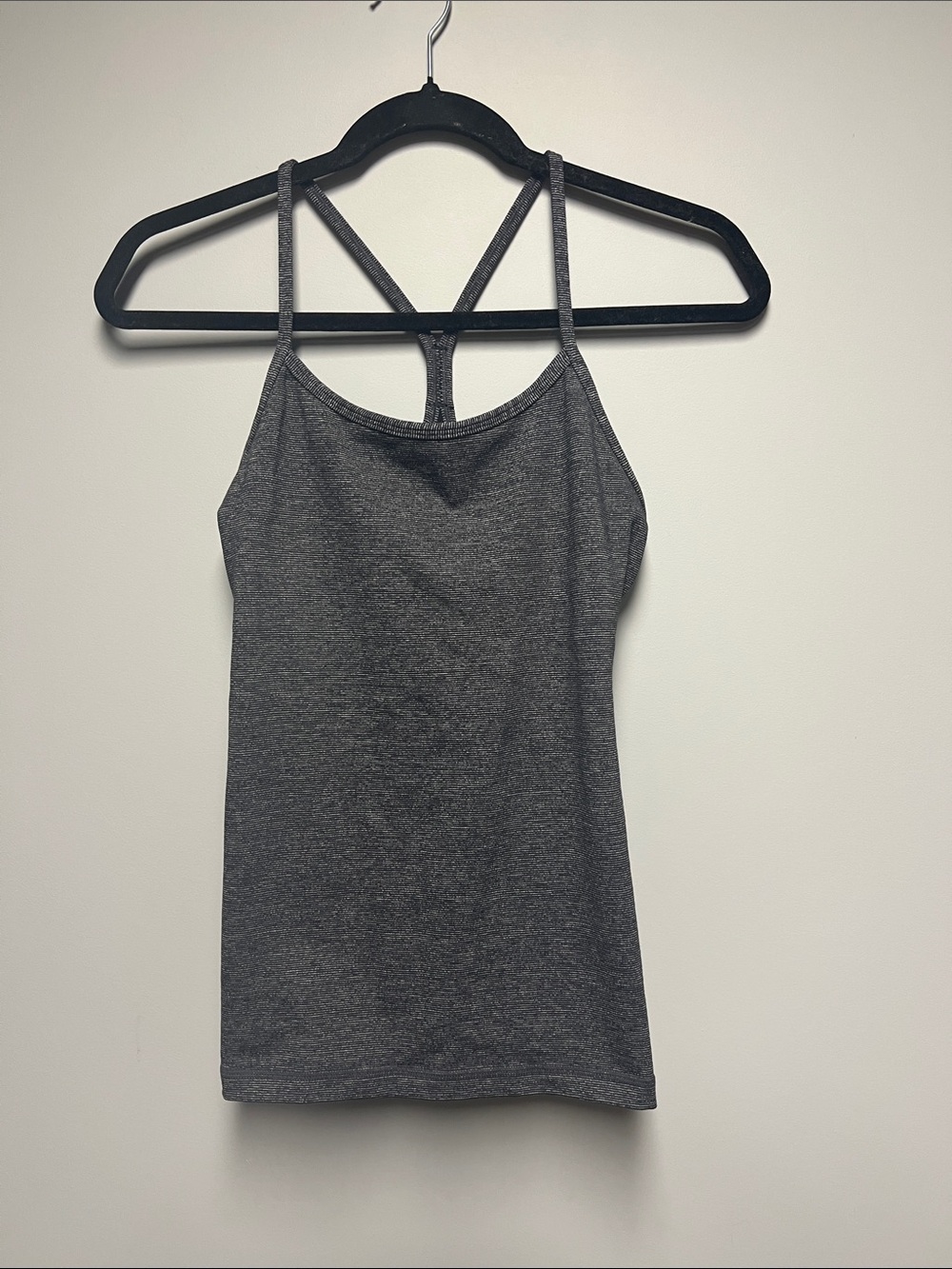 lululemon athletica Charcoal Gray Strappy Tank